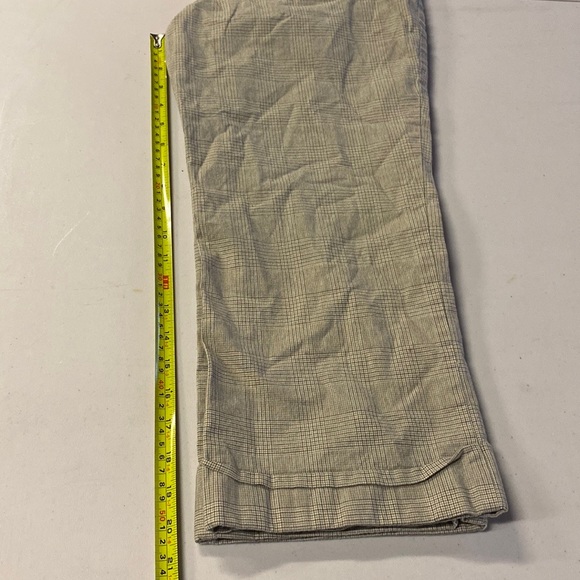 New York & Company Cropped Trouser Pant Capri plaid women’s size 6 - Picture 10 of 11
